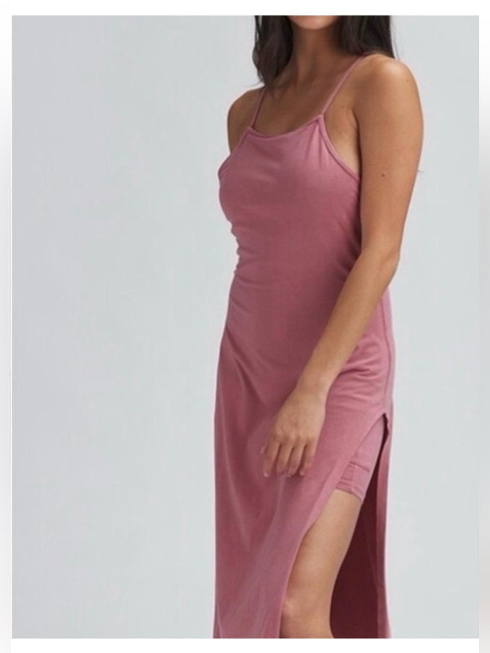 Free People athletic Casual Hotshot midi Dress Blush Rose XS